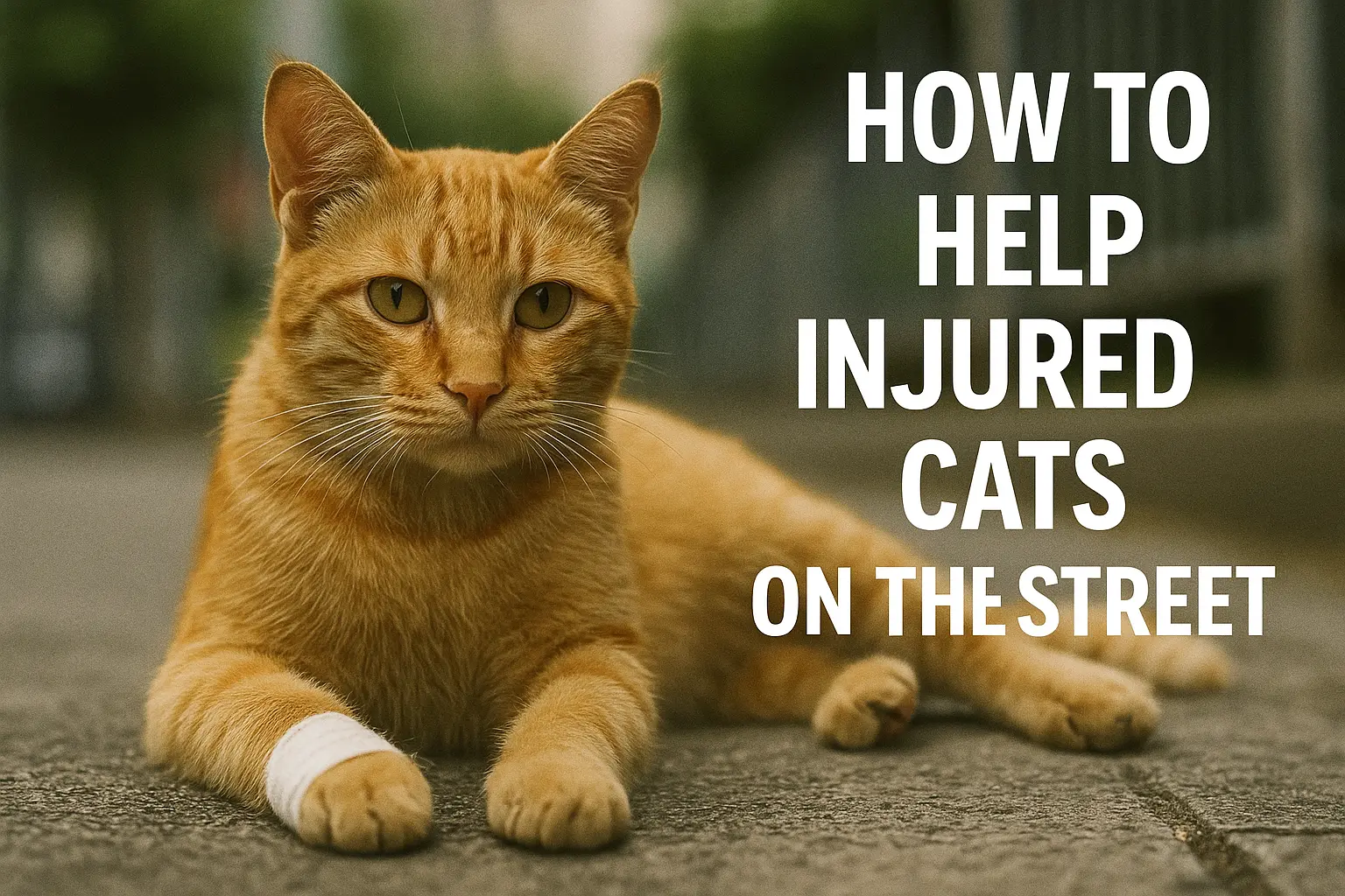 How to Help Injured Cats on the Street: A Guide for Compassionate Cat Lovers 2 How to Help Injured Cats on the Street: A Guide for Compassionate Cat Lovers
